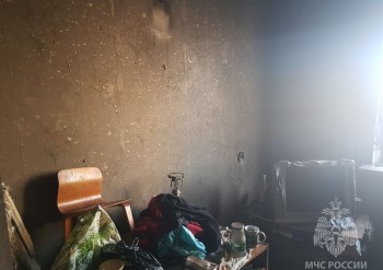 Квартира обгорела на улице Есенина в Нижнем Новгороде 23 февраля