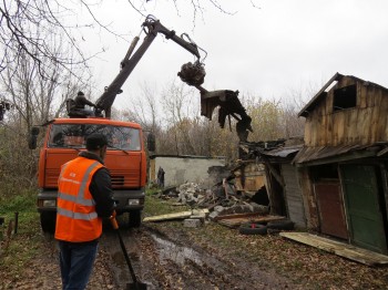Более 40 опасных сараев снесли в Автозаводском районе с начала 2019 года