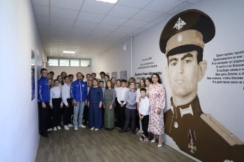 В Нижнем Новгороде открыли граффити в честь участника СВО