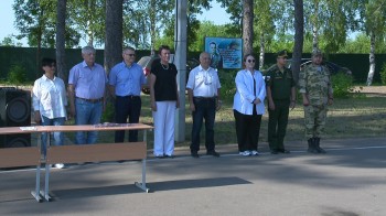 Герой России посетил военно-патриотический лагерь в Нижегородской области