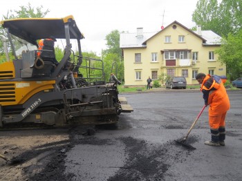 Тротуар построили в нижегородском поселке Гнилицы на средства гранта за победу в конкурсе благоустройства