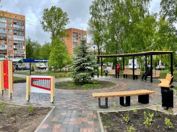 Сквер &quot;Ракета&quot; стал первым реализованным объектом в рамках программы ФКГС в Нижнем Новгороде в 2022 году