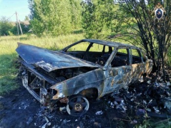Труп мужчины обнаружили в сгоревшем автомобиле в Навашинском районе
