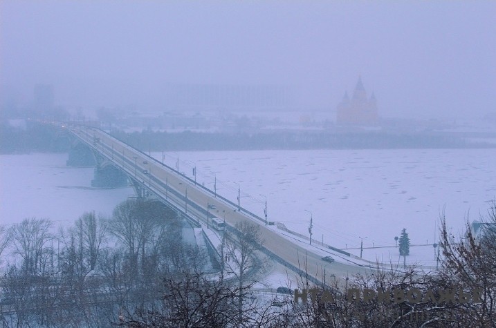 Снегопад накрыл Нижний Новгород