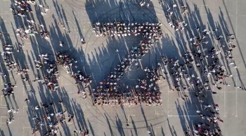 Более 1 тыс. нижегородцев выстроились в букву Z в поддержку СВО 